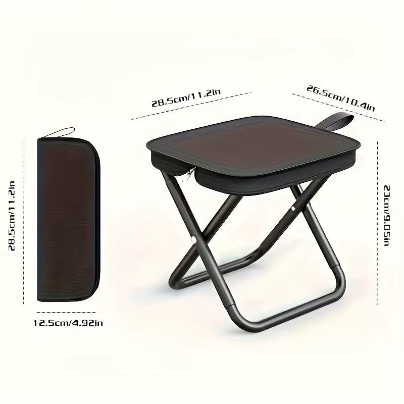 Taburete Plegable Portátil - Ultraligero y Resistente hasta 150kg